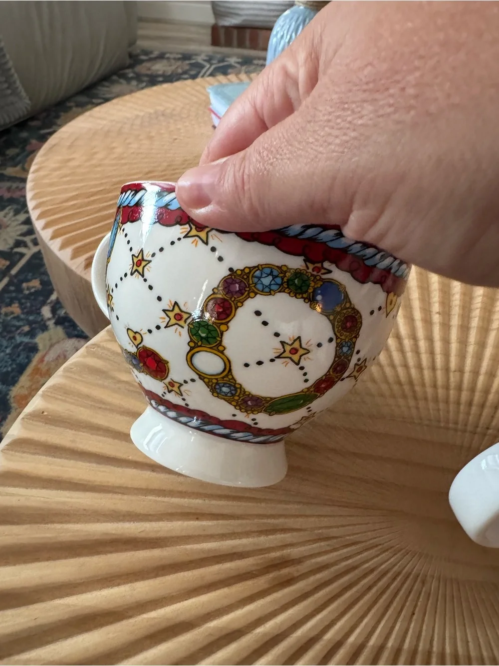 Brighton Jewel & Love limited edition porcelain coffee Latte mugs Bow Love